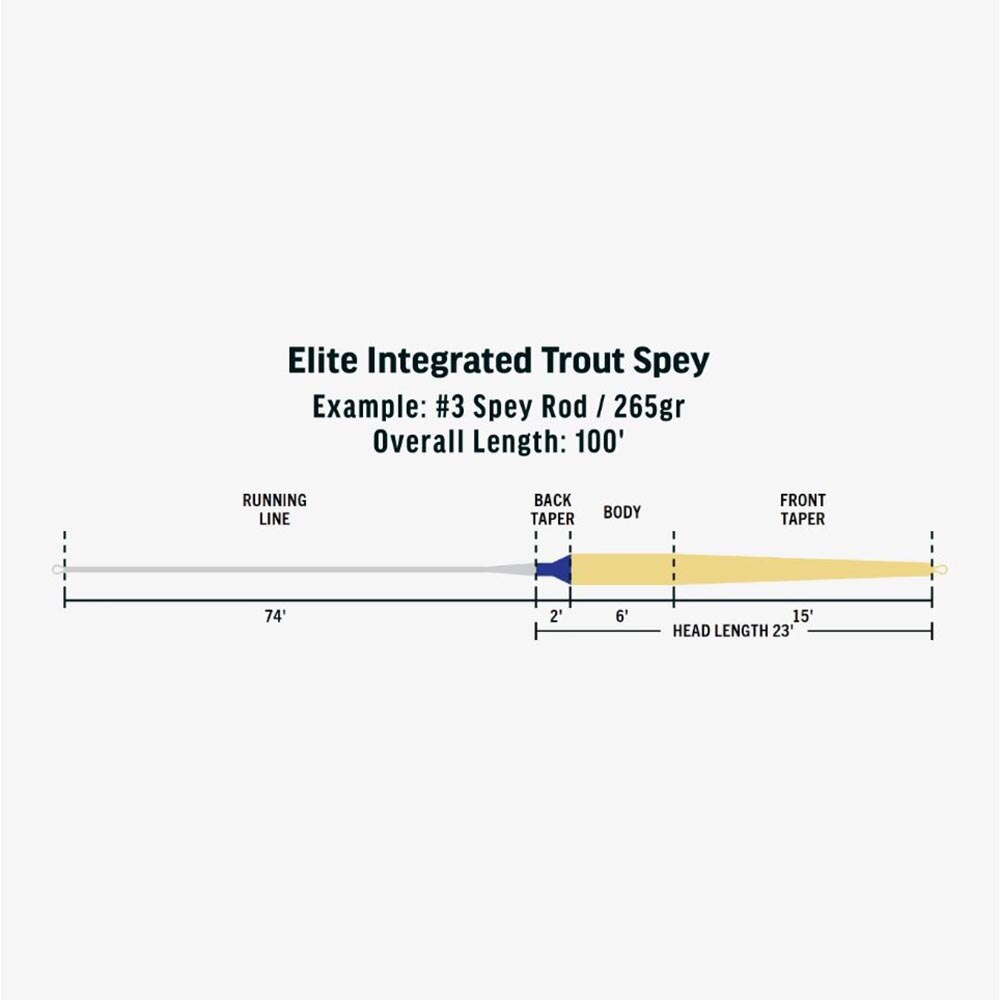 Rio Elite Trout Spey Shooting Head Fly Line